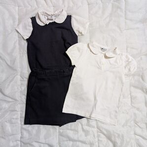小学校受験 行動観察セット ベスト 半袖シャツ キュロット