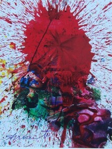 Art hand Auction Shozo Shimamoto, rouge, Livre d'art rare, Tout neuf avec un cadre de haute qualité, eda, Peinture, Peinture à l'huile, Peinture abstraite
