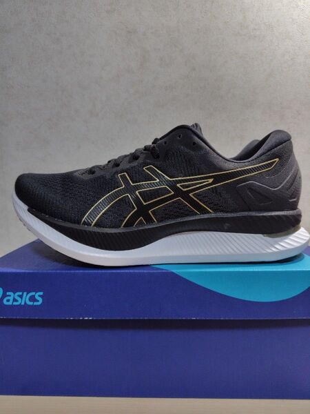 ☆新品☆ ASICS(アシックス) GlideRide(グライドライド) ランニングシューズ ブラック 27cm