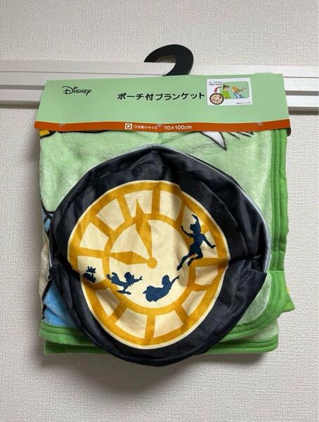 【新品】ポーチ付きブランケット ディズニー ピーターパン