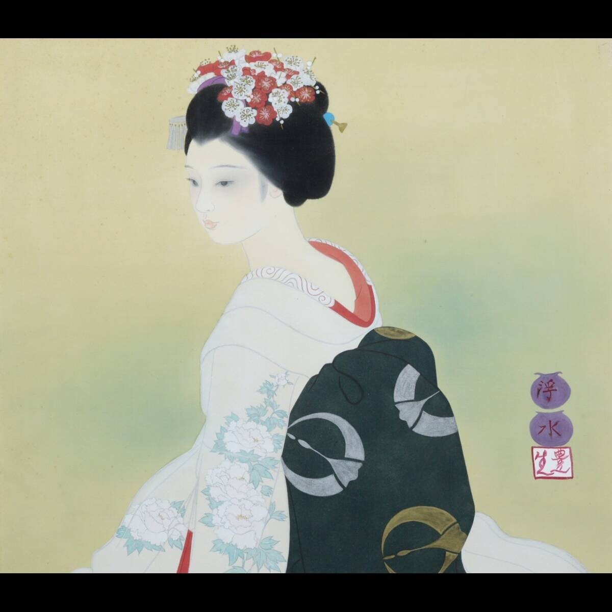 Yahoo!オークション -「堀江」(日本画) (絵画)の落札相場・落札価格
