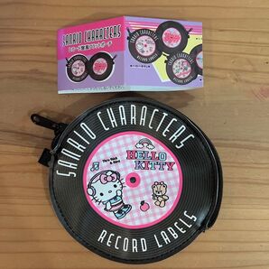 サンリオ レコード盤風フラットポーチ