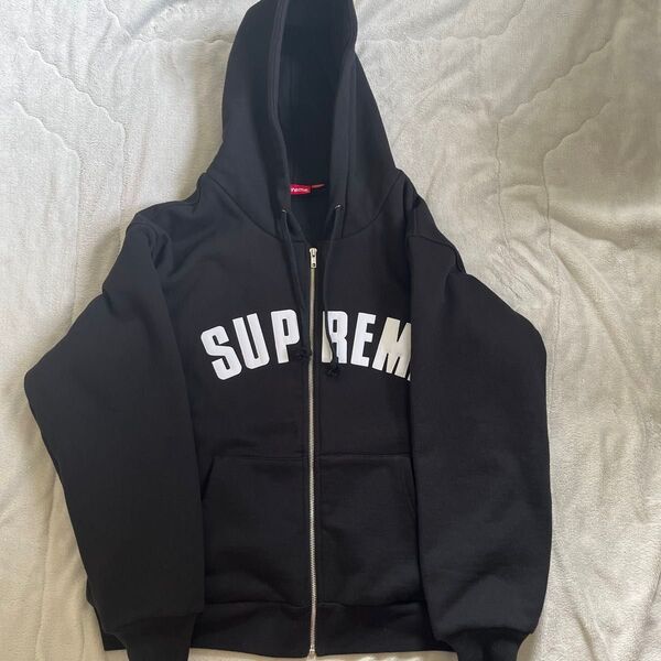 Supereme ジップパーカー ブラック 24FW