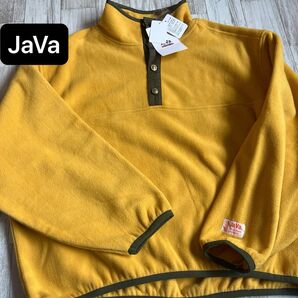 JaVa フリース ハーフボタン M 丈短