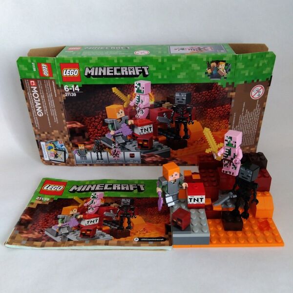 LEGO 21139 Minecraft ゾンビピッグマン ウィザースケルトン