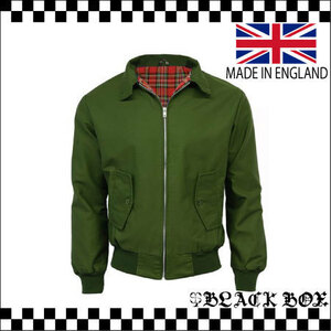 英国製 HARRINGTON JACKET スイングトップ ハリントンジャケット MODS モッズ ジャケット イギリス uk gb england イングランド オリーブ M