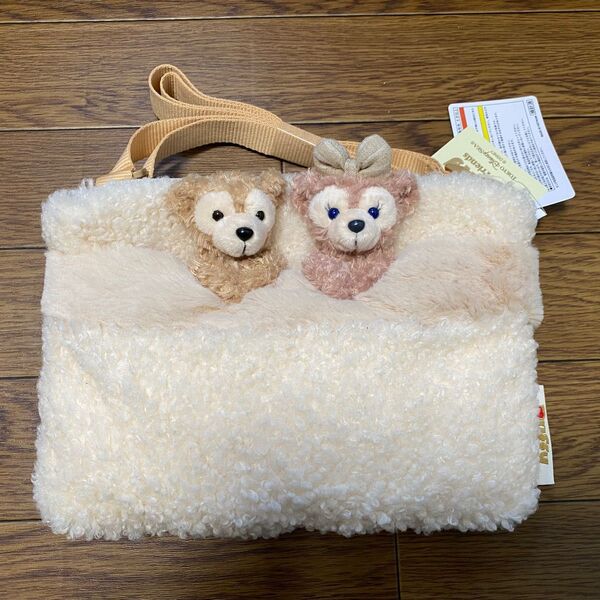 TDS ダッフィー シェリーメイ ぬいぐるみ ショルダーバッグ ディズニーリゾート カチューシャ
