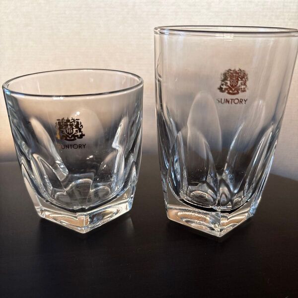 昭和レトロ SUNTORY ロックグラス 2個セット