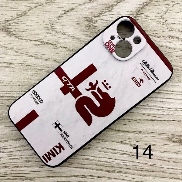 キミ・ライコネン レーシング スーツ iPhone 14 ケース F1 アルファロメオ