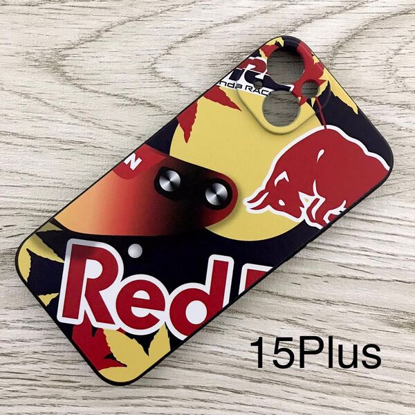 TSUNODA ヘルメット デザイン 2024 iPhone 15 Plus ケース F1 RB レーシング・ブルズ
