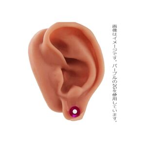 透明ピアス フレッシュトンネル アクリル 2G ホワイト 透明 ボディピアス ボディーピアス イヤーロブ アクセサリー