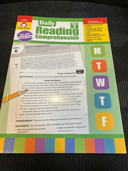 洋書 Daily reading comprehension G2未使用