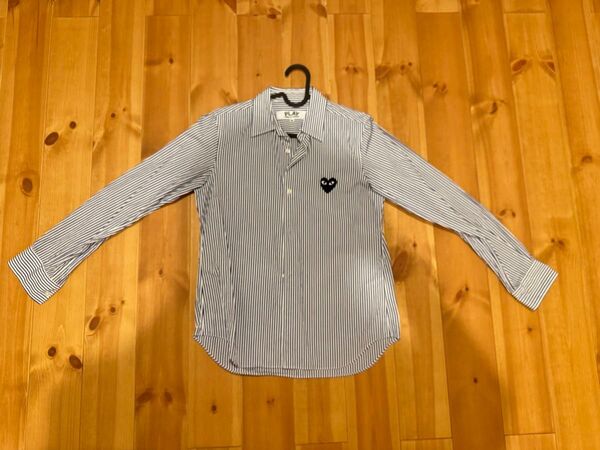 PLAY COMME des GARONS ストライプシャツ M