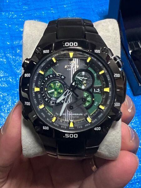 EDIFICE 腕時計 EQB-501XD ブラック メンズ