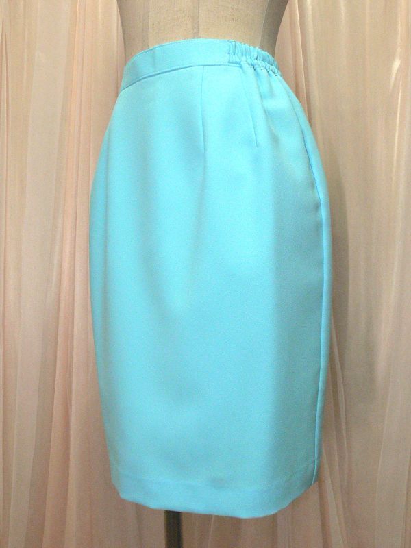 2-65☆BIN*パステル系水色*お水キャバ系&パーティ*スカートスーツ/M/W31~32.L63☆ 2-65☆BIN*パステル系水色*お水キャバ系&パーティ*スカートスーツ/M/W31~32.L63☆