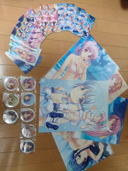 トロピカルKISS FANZAオンラインくじ C賞お風呂ポスター D賞 缶バッジ などまとめ売り