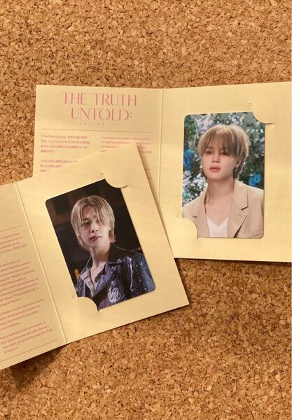 BTS ジミン 展示会 入場特典 THE TRUTH UNTOLD トレカ
