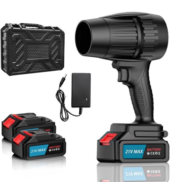 ブロワー 洗車 ジェットブロワー エアダスター 超強力 充電式ブロワー コードレス バッテリー2個付き マキタ バッテリー18V