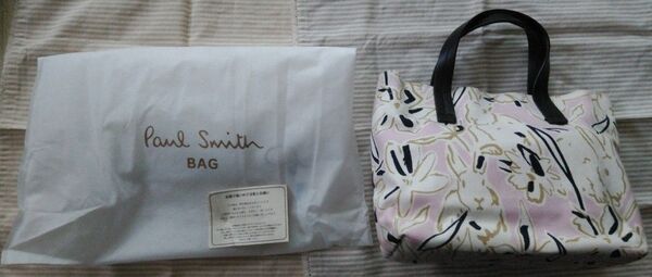 【新品未使用】Paul Smithポールスミスウサギバックピンク保存袋付き