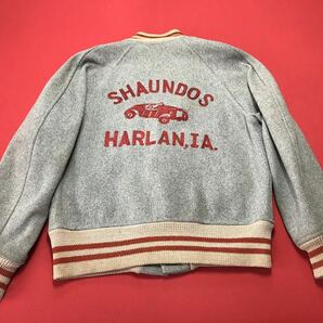 ビンテージ SHAUNDOS HARLAN.IA. カークラブジャケット / 50's  ホットロッド マッコイズ クリームソーダ ロカビリーの画像3