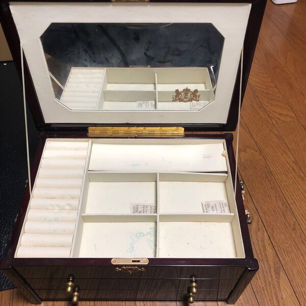 アクセサリーケース アクセサリーボックス コクションケース 腕時計収納ボックス 木製 鍵付き ドレッサー