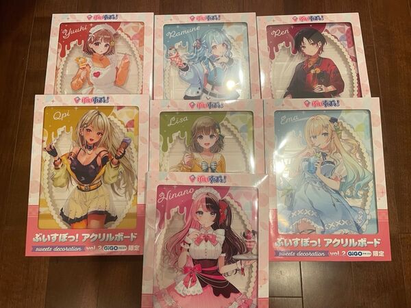 ぶいすぽっ!アクリルボードvol.2 7点 GiGO