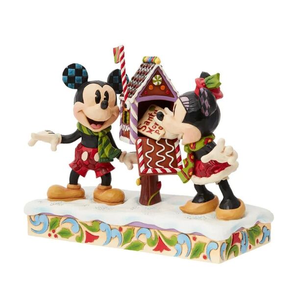 ミッキー ミニー フィギュア ジムショア ディズニー トラディション レター エネスコ ショーケース