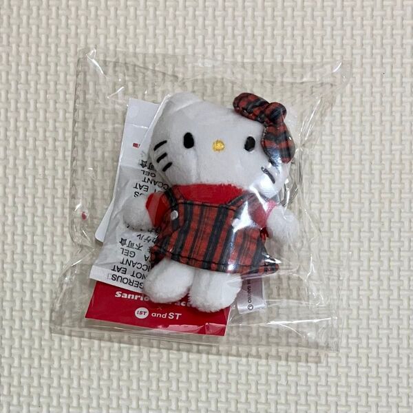 ローリーズファーム ハローキティ トイキーホルダーREDチェック レッド