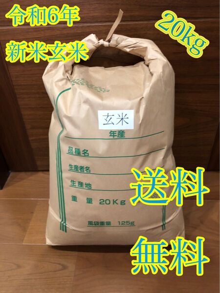 令和6年度産 玄米ヒノヒカリ20kg