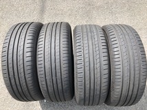 バリ山ラジアル 225/55R17 101W XL YOKOHAMA BLUEARTH-A AE50ヨコハマブルーアース 4本 2018年製 XV A4 A6 BMW F34 F10 G30 X2 X1 W213 V37_画像1