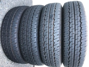 新同ラジアル 185/80R14 LT 102/100N 97/95N DUNLOP SP175ダンロップ 4本 HIACE ハイエースキャラバンクラウンデリカカーゴボンゴ