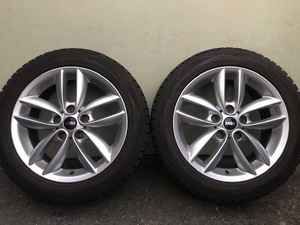 BMW MINI PACEMAN CROSSOVERペースマンクロスオーバー純正アルミ 7J +50 5H120 205/55R17 スタッドレスダンロップウィンターマックス WM01