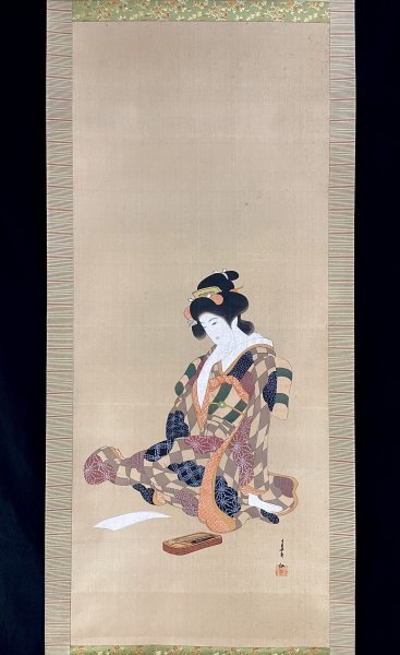 Yahoo!オークション -「掛け軸 大和絵」(日本画) (絵画)の落札 Yahoo!オークション -「掛け軸 大和絵」(日本画) (絵画)の落札