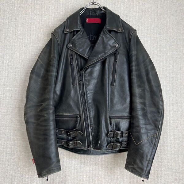 【雰囲気抜群】スペシャル 鬼ヒゲ Levi's RED TAB 牛革 ライダース