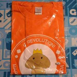 井上麻里奈&下田麻美のIT革命 Tシャツ Lサイズ きのこ王子 未開封新品 オレンジ サイエンスミュージアム イベント限定