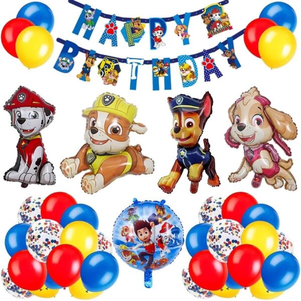 新品 パウパトロール 誕生日 飾り 風船