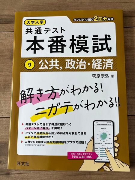 大学入学共通テスト本番模試 9 萩原康弘 公共、政治・経済