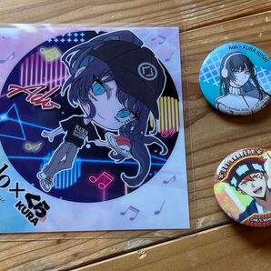 Ado くら寿司 コラボ 缶バッジ カード セット