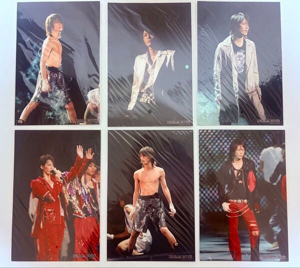 亀梨和也 ステージフォト6枚セット DREAM BOYS KAT-TUN