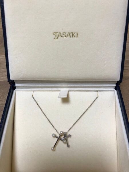 限定セール 美品 タサキ TASAKI ダイヤ ベビーパール ネックレス 田崎真珠 ポイント クーポン