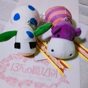 【ジブリパーク限定】ハウルの動く城 寝室のぬいぐるみ シロ ピンク キーホルダー マスコット