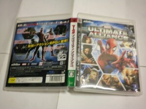 PS3 マーベル アルティメット アライアンス (ケース・解説書付/ジャケット破れあり)