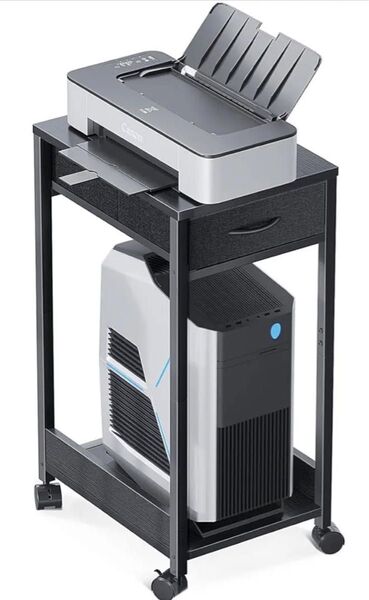 ☆パソコンワゴンPC CPUワゴンサイドデスクプリンター台