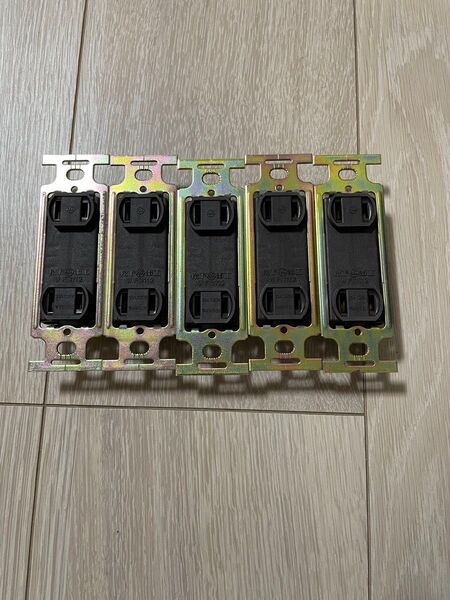松下電工 ハイ連用ダブルコンセント WF1112 5個 昭和レトロ