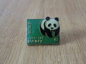 古いピンバッジ：WWF 世界自然保護基金 パンダ ロゴ 動物 ピンズ F