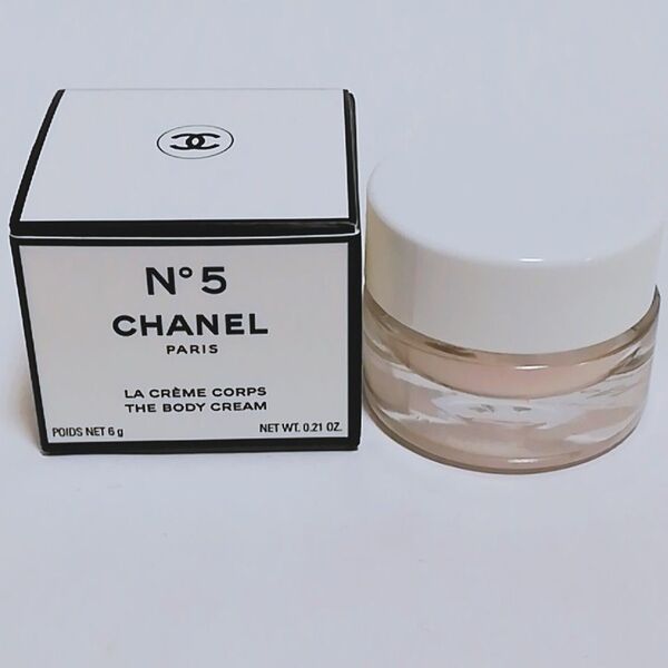 送料無料 新品 CHANEL シャネル No.5 ザ ボディ クリーム 6g ミニ サンプル 5番 ナンバー5