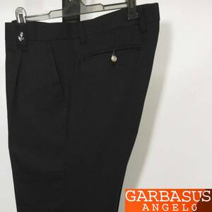 ★GARBASUS★SALE タック付きスラックス【黒Ｗ91㎝】春夏モデル 93510503 ガルバス