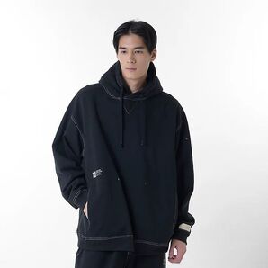 new balance ニューバランス 1000 スウェット パーカー ブラック 黒 新品 sサイズ オーバーサイズフィット