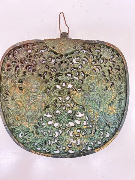 真如苑 華鬘昭和43年 発祥精舎落慶記念 真澄寺 銅器