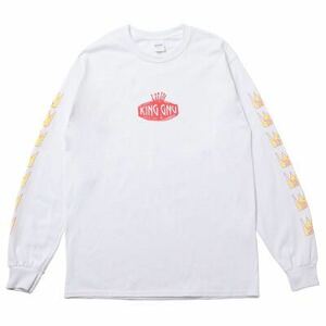 King Gnu Lサイズ ロングスリーブTシャツ(ホワイト) キングヌー オフィシャルグッズ ロンT 長袖Tシャツ